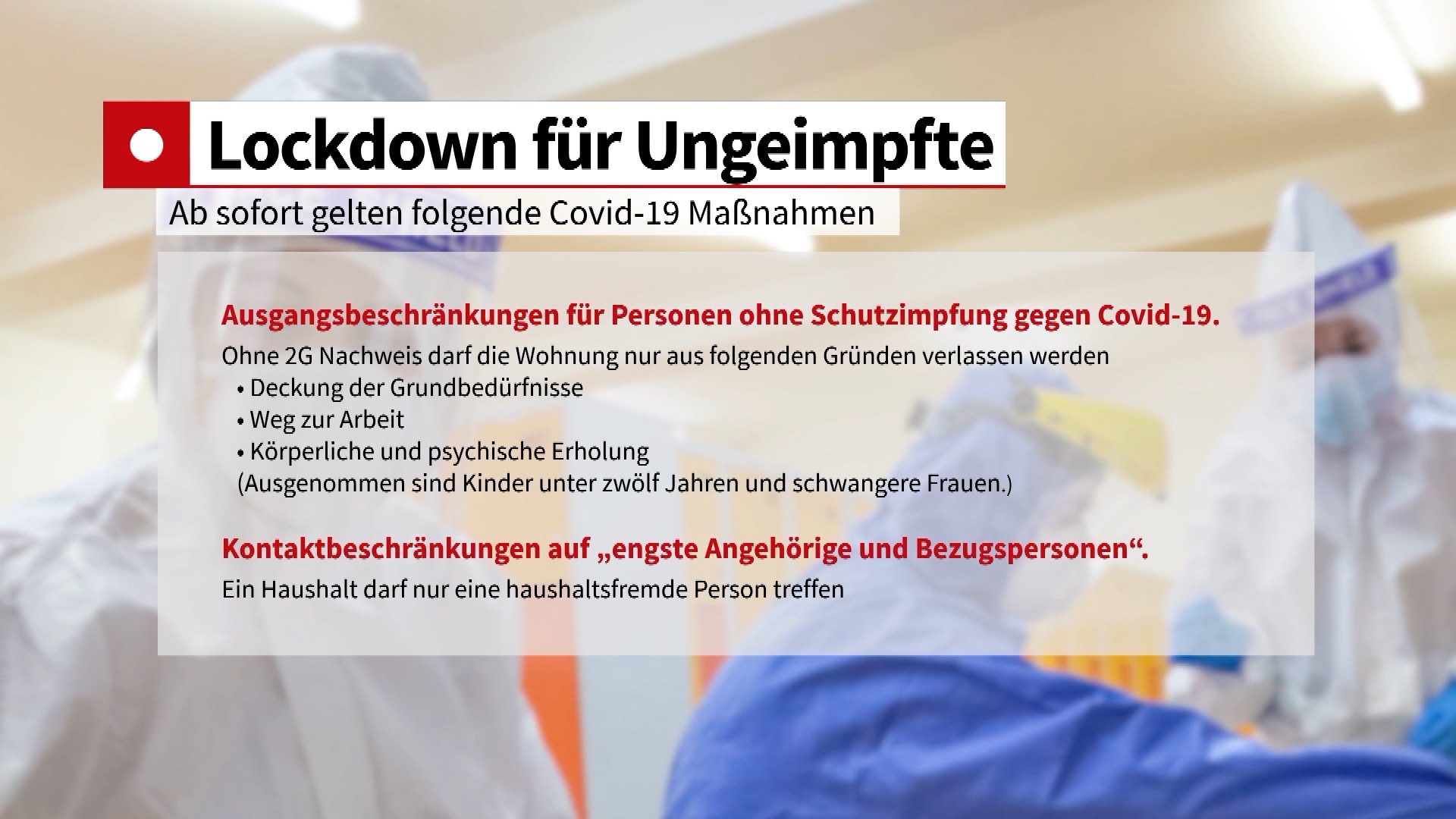 Corona: Lockdown-Regeln Für Ungeimpfte - News - W24