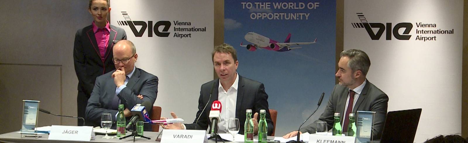 Wizz Air fliegt auf Wien