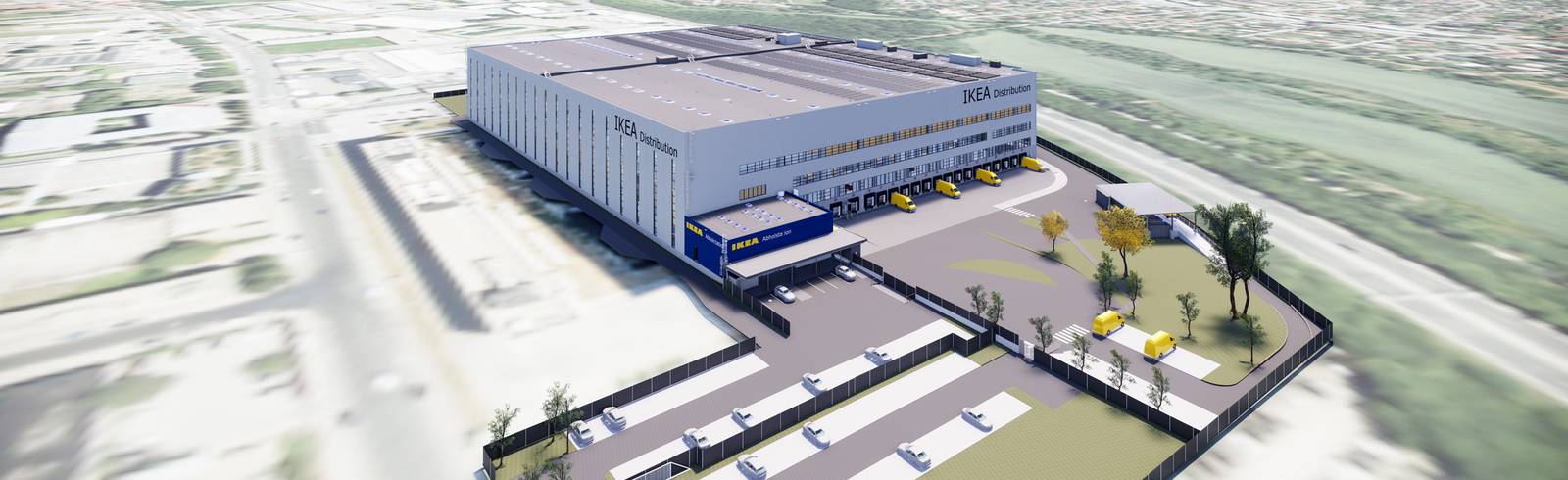 IKEA baut Logistikzentrum in Strebersdorf