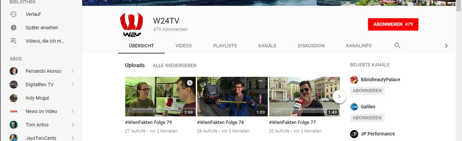 Youtube kurze Zeit außer Betrieb