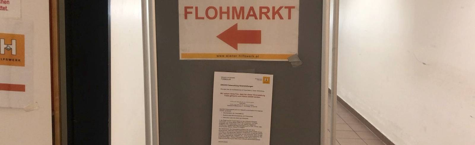 Bezirksflash: Sozialflohmarkt in Neubau