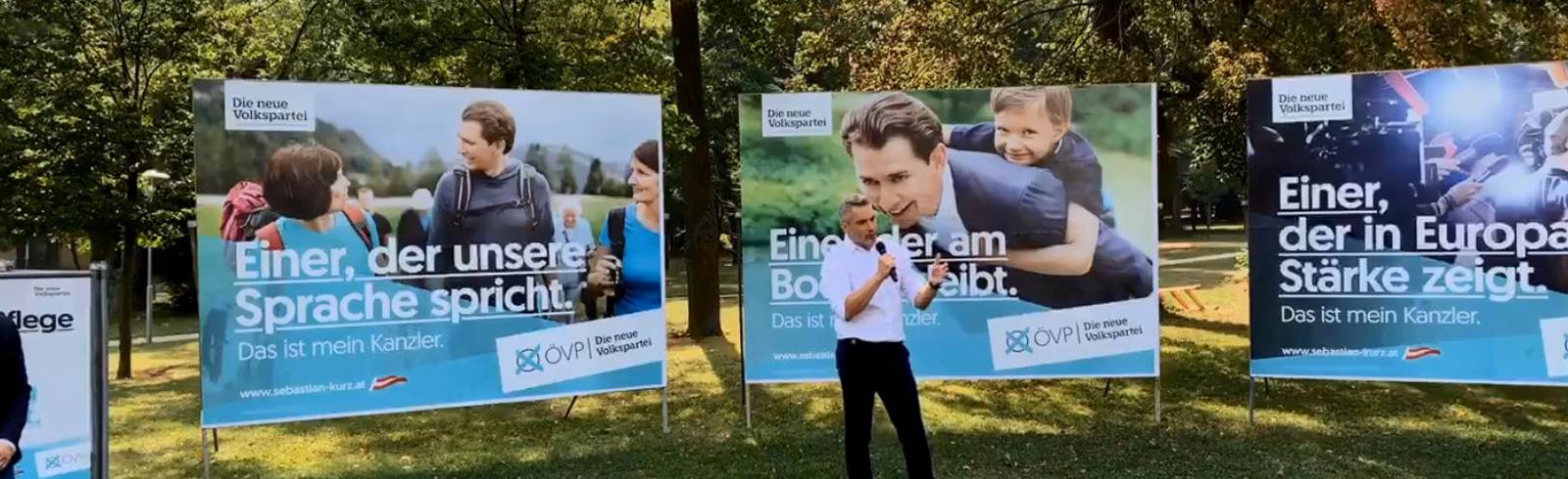 Nationalratswahl: ÖVP präsentiert Plakate