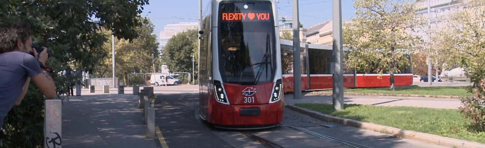 Zwangspause für "Flexity"-Straßenbahnen