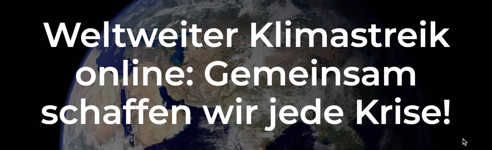 Klimaprotest aus dem Wohnzimmer