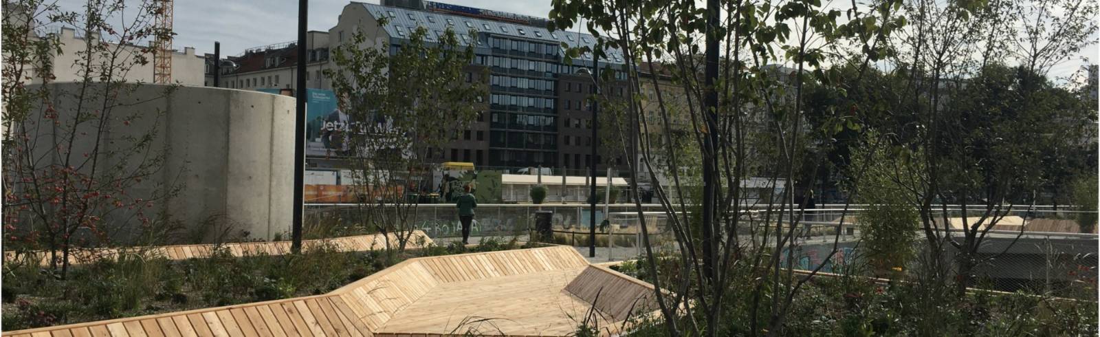 Donaukanal: Schwimmende Gärten eröffnet