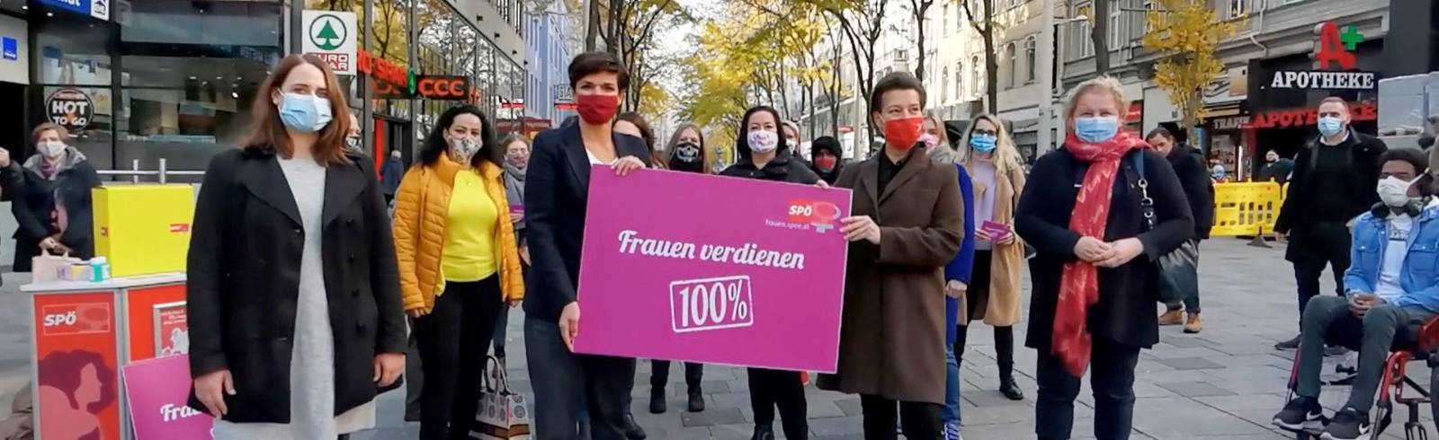 SPÖ-Frauen fordern gleiche Bezahlung