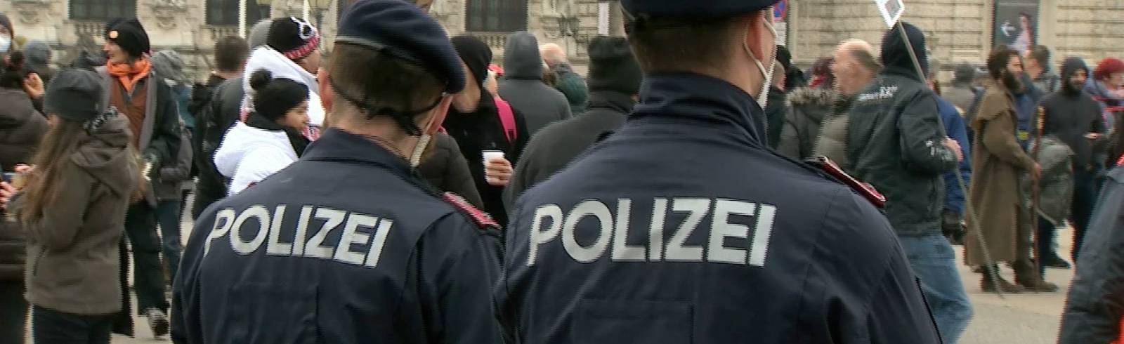 Illegale Corona-Demo in der Innenstadt