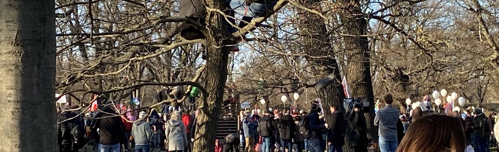 Rund 3.000 Anzeigen bei Anti-CoV-Demo