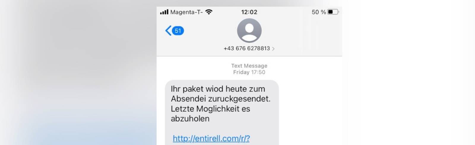 AK warnt vor falschen Paketzusteller-SMS