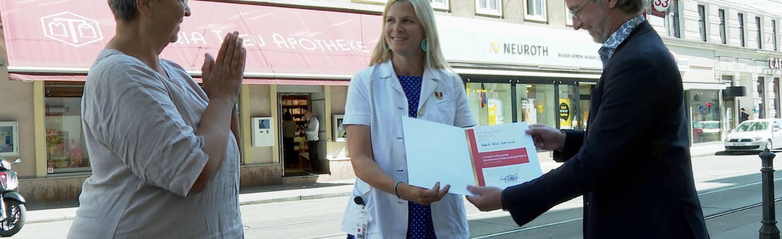 Josefstadt: Apotheke bekommt Preis