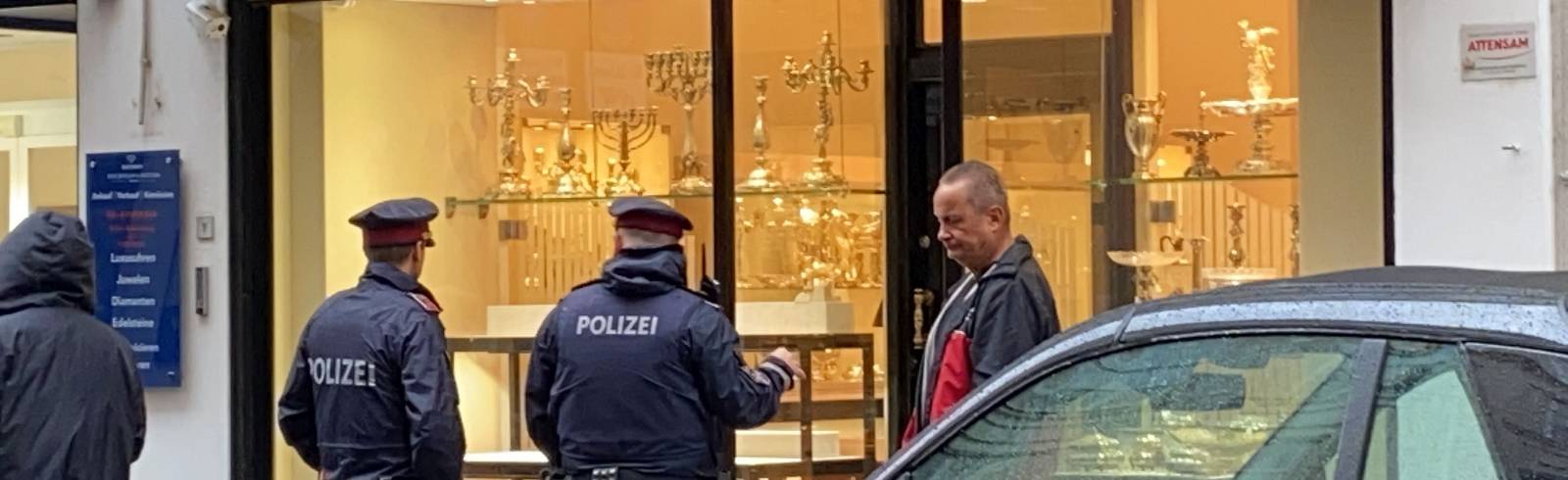 Duo überfällt Juwelier in Wiener Innenstadt