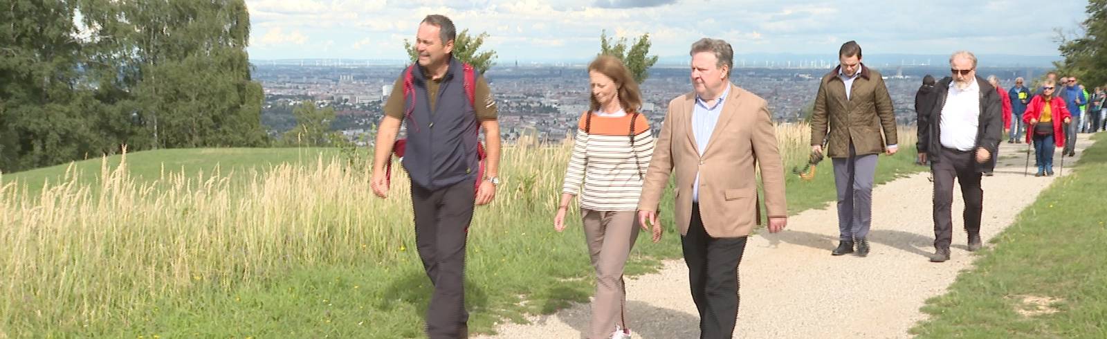 Bürgermeister Ludwig auf Kulturwanderung