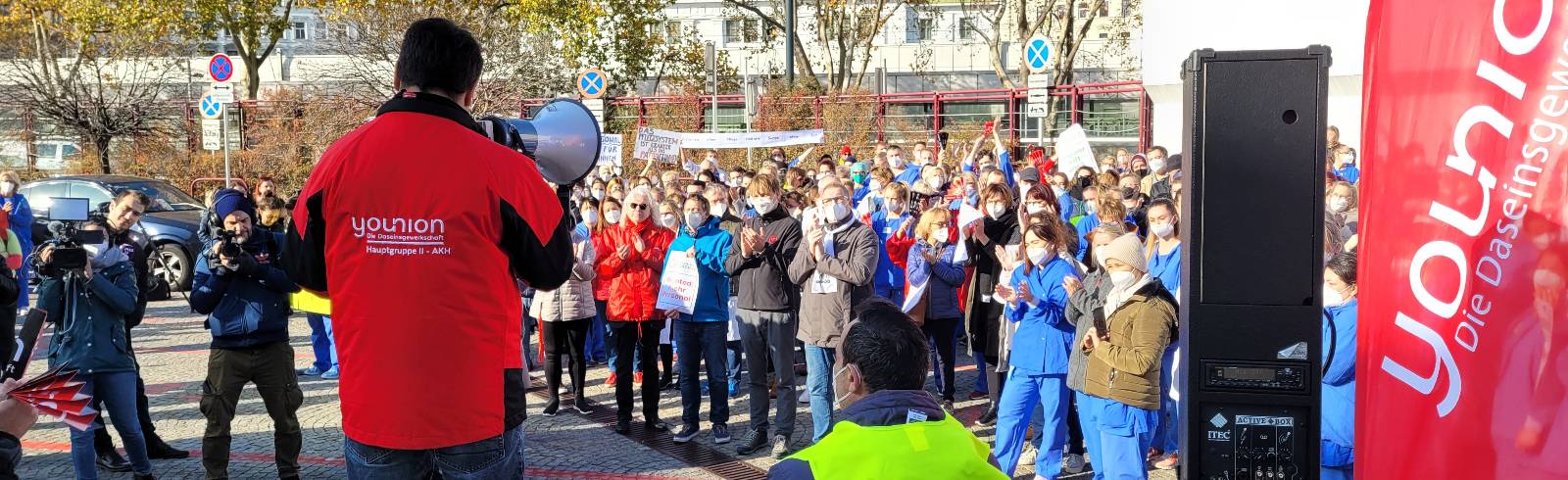 Protest: „5 nach 12“ in den Spitälern