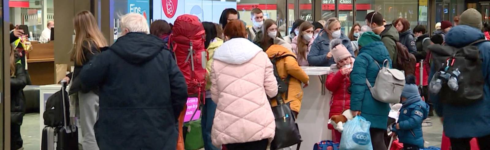 Hilfe für Geflüchtete am Hauptbahnhof angelaufen