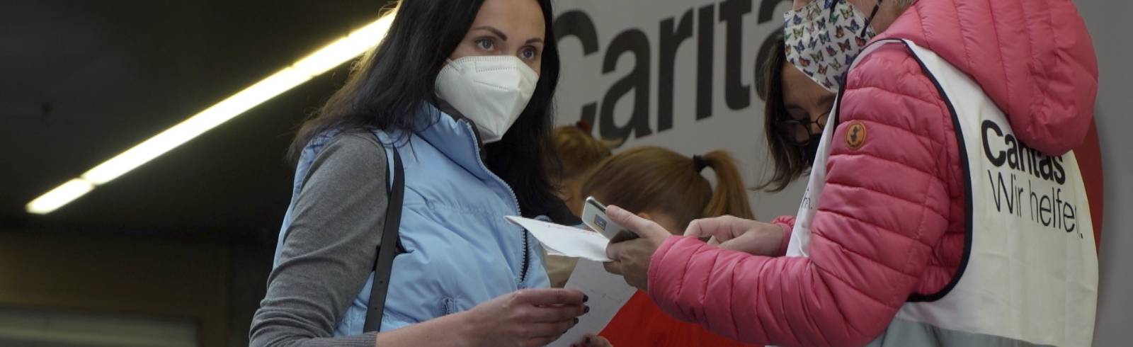 Ukrainehilfe: Lokalaugenschein am Hauptbahnhof