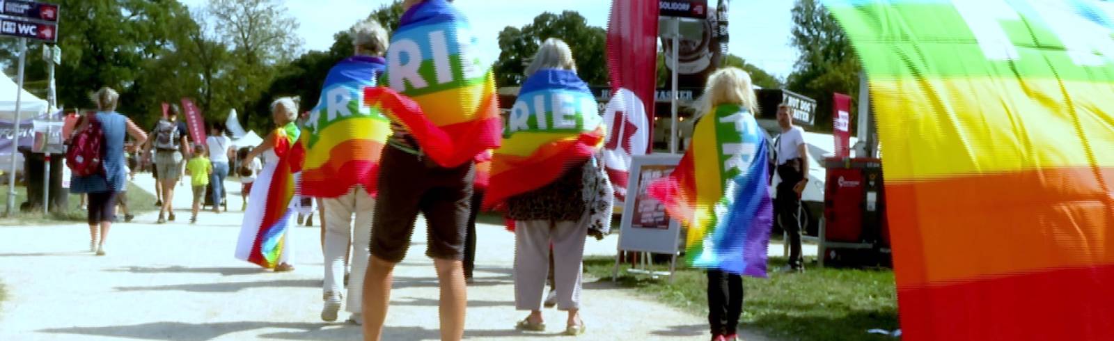 "Marsch für den Frieden" am Volksstimmefest