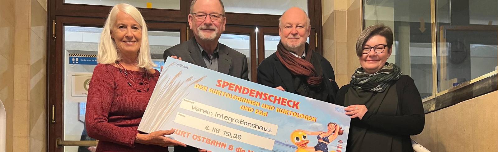 Bezirksflash: Spenden für das Integrationshaus