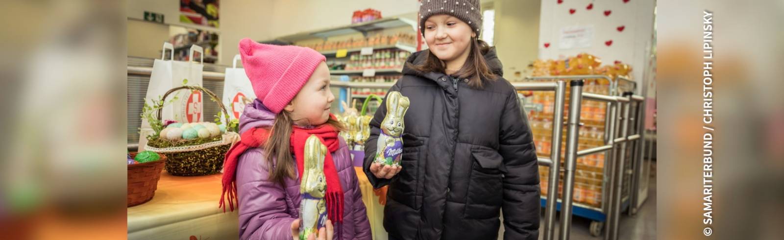 Bezirksflash: Eiersuchen im Sozialmarkt