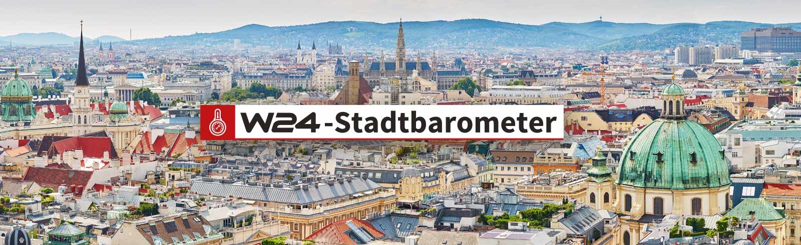 W24-Stadtbarometer: SPÖ in Wien bei 37 Prozent