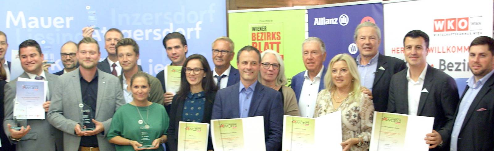 Liesing: Bezirks Business Awards vergeben