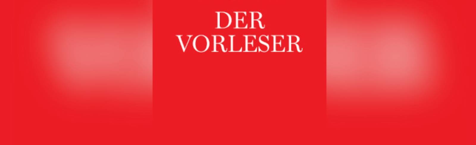 Heuriges Gratisbuch: "Der Vorleser"