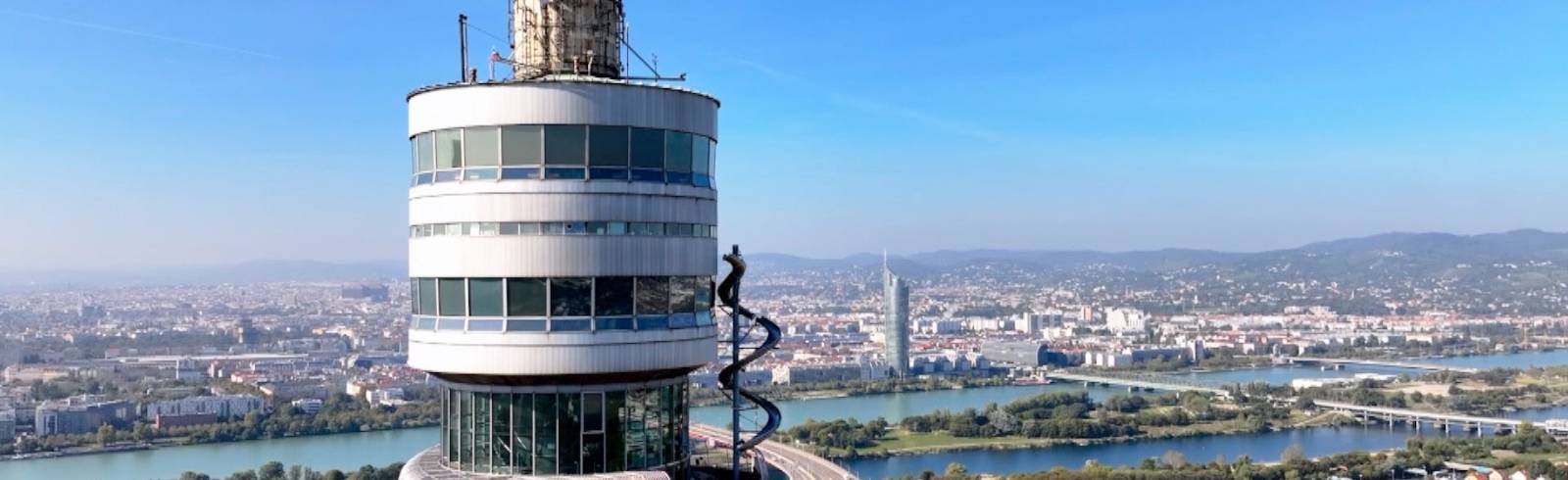 Kunst und Abenteuer: Die neue Donauturm-Rutsche