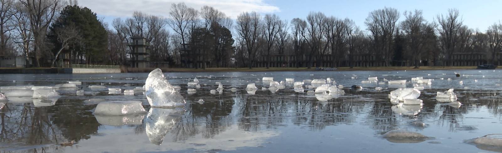 Alte Donau: Gefahr am Eis