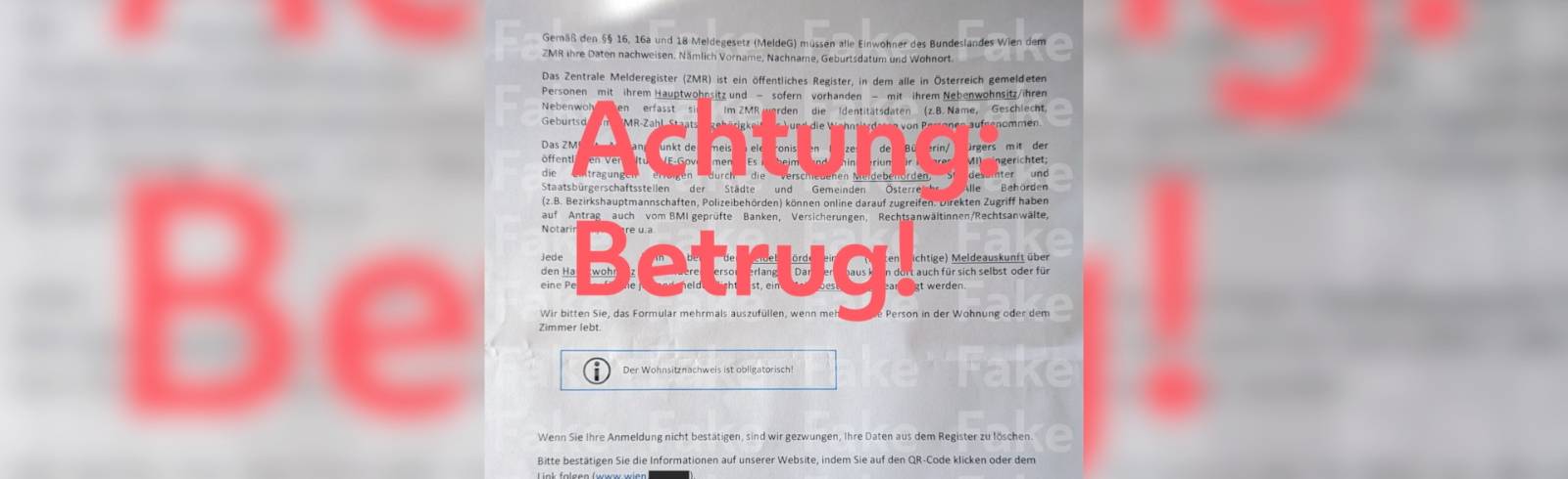 Betrug: Fake-Briefe der Stadt im Umlauf