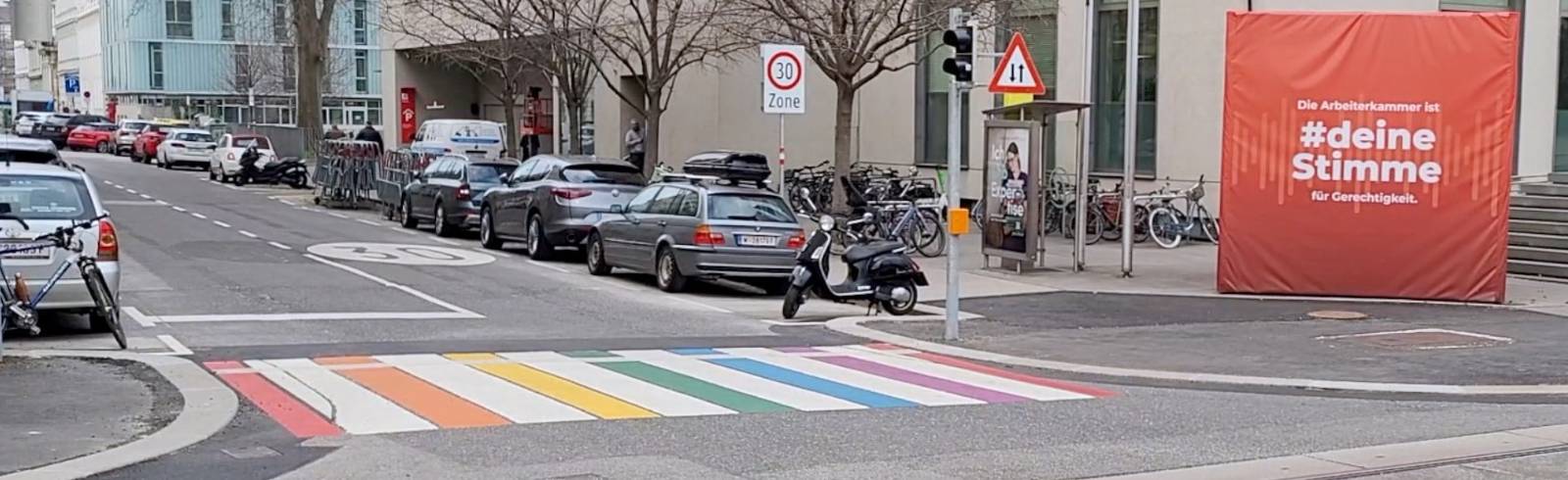 Bezirksflash: Ein Regenbogen für Wieden