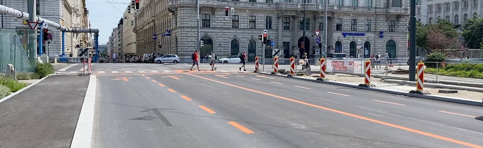 Bezirksflash: Bauarbeiten Universitätsstraße