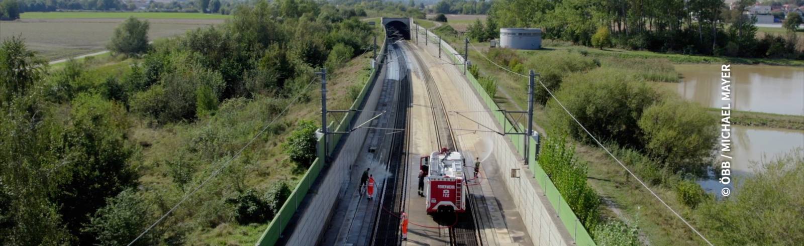 Unwetter: "Neue" Bahn-Weststrecke in NÖ monatelang nicht benützbar