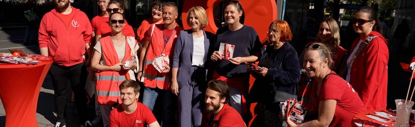 SPÖ Josefstadt im Straßen-Wahlkampf