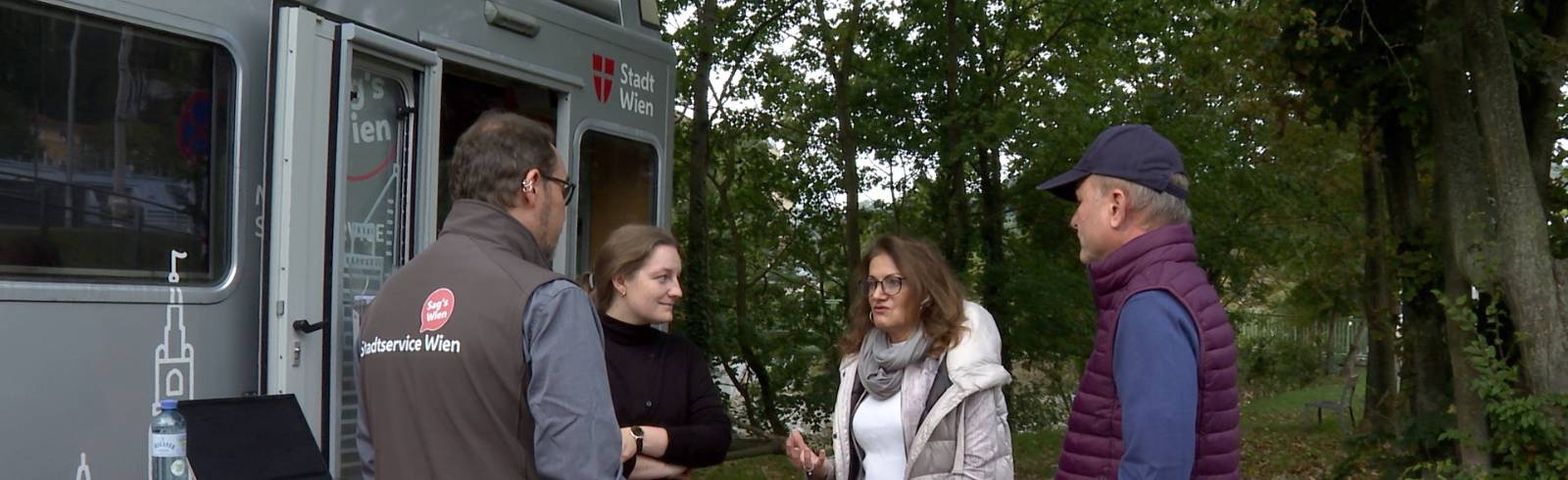 Hochwasser: Großer Andrang beim mobilen Büro