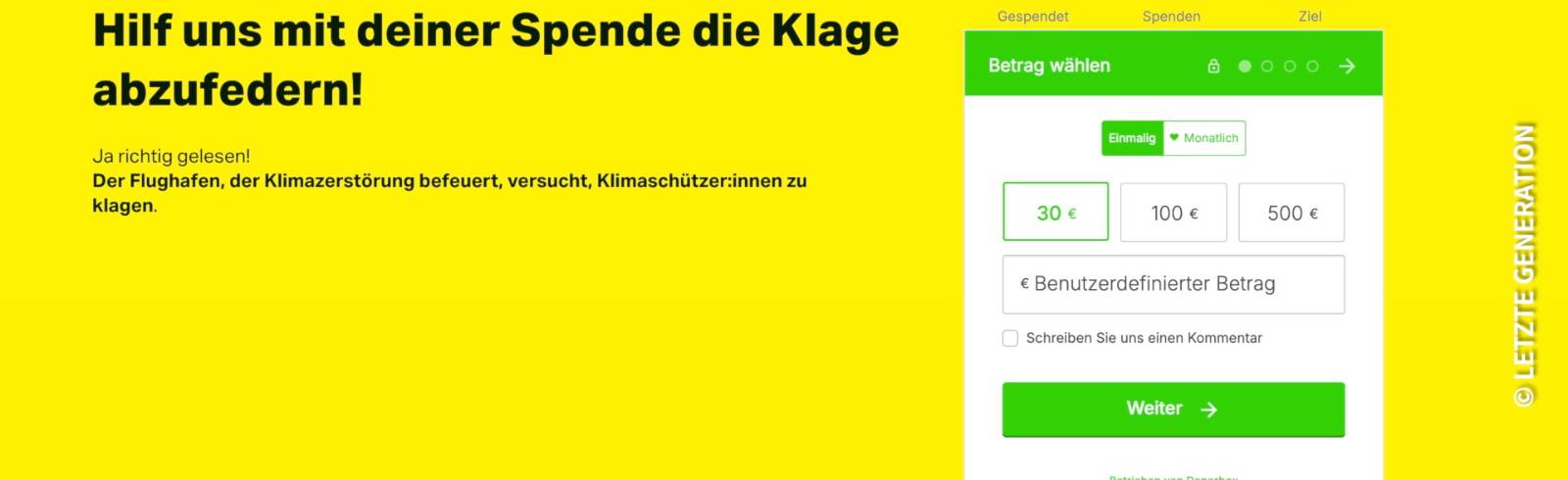 Flughafen Wien: Klage gegen Klimaaktivist*innen