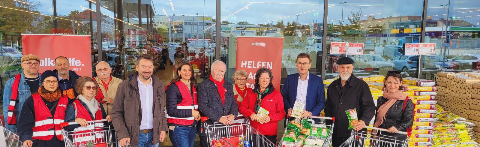 Tag gegen Armut: Volkshilfe sammelt Lebensmittelspenden