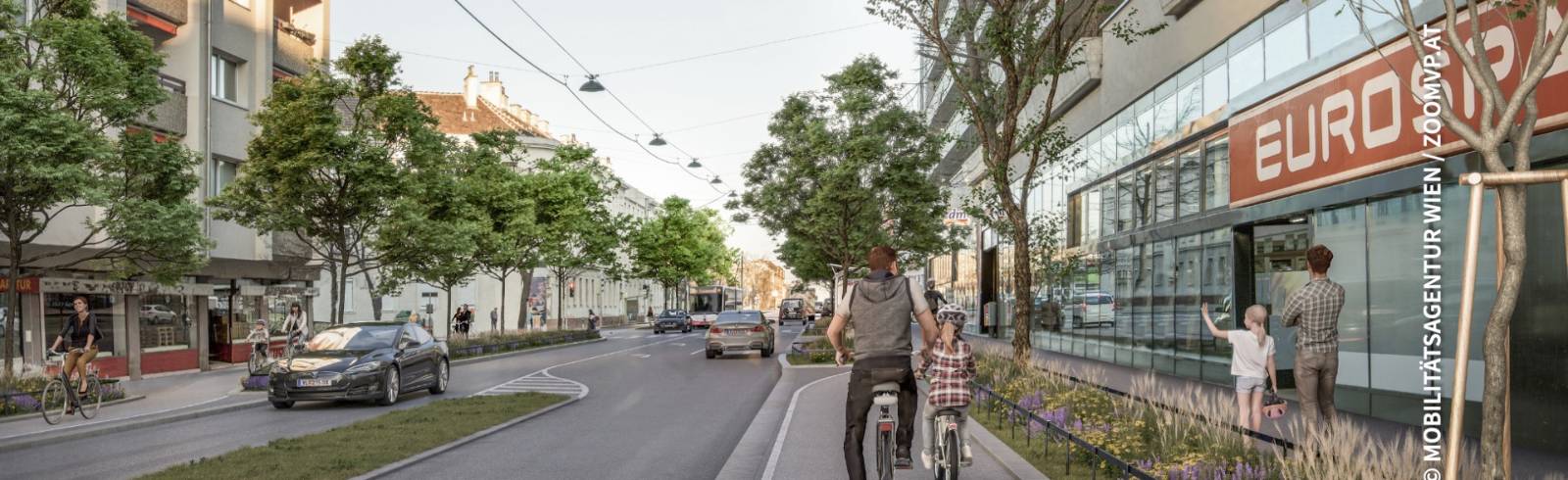 Bezirksflash: Neue Radwege für Floridsdorf