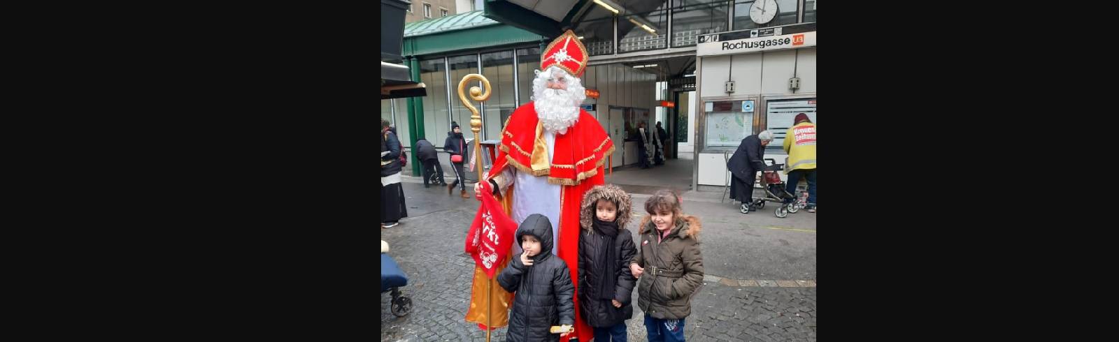 Nikolo besucht Wiener Märkte