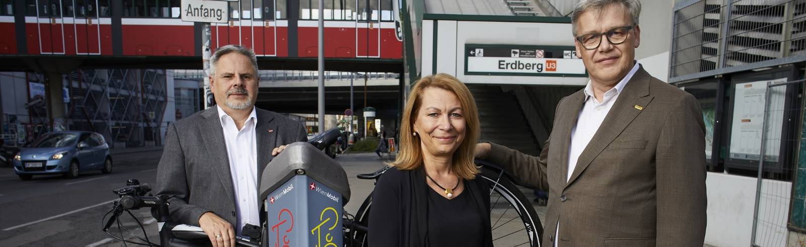 Über 100 Fahrrad-Stützpunkte in Wien