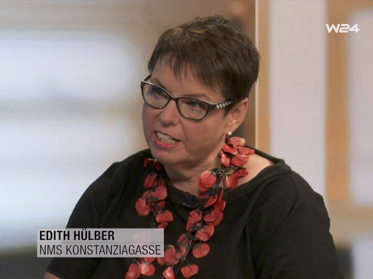 NMS-Direktorin Edith Hülber im W24-Talk