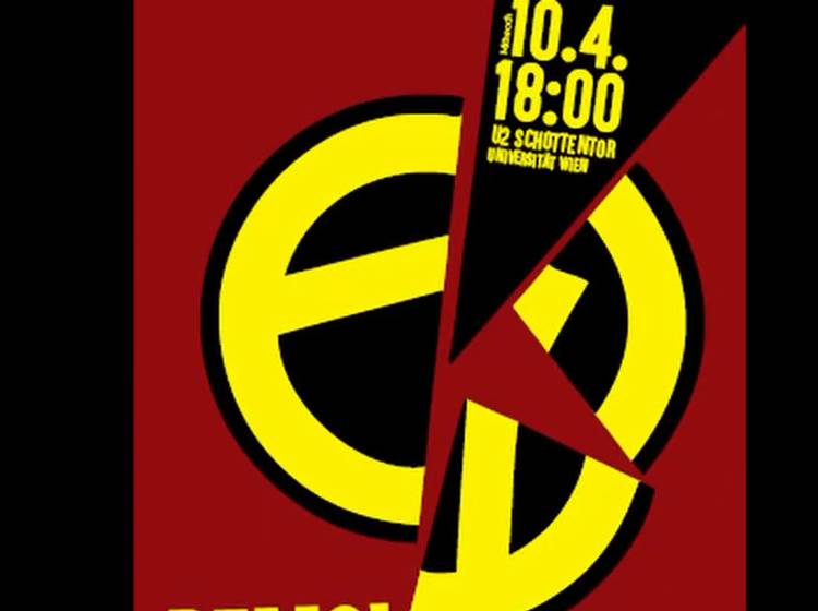 Demonstration für ein Verbot der "Identitären"