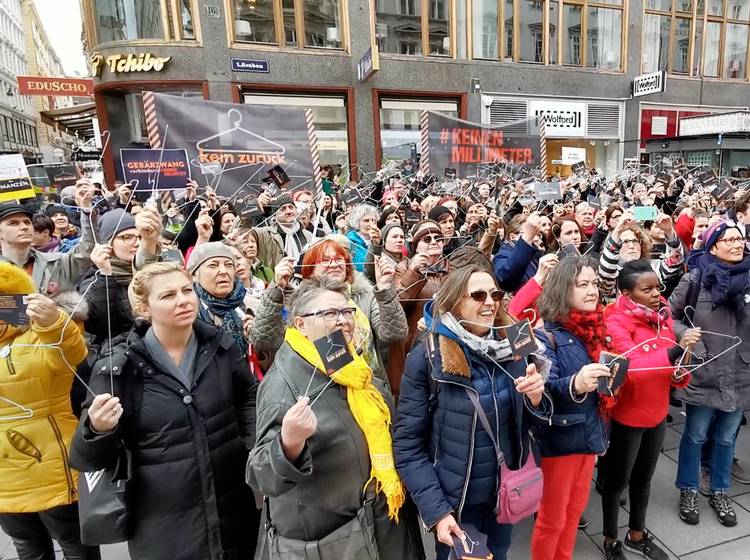 Flashmob am Graben