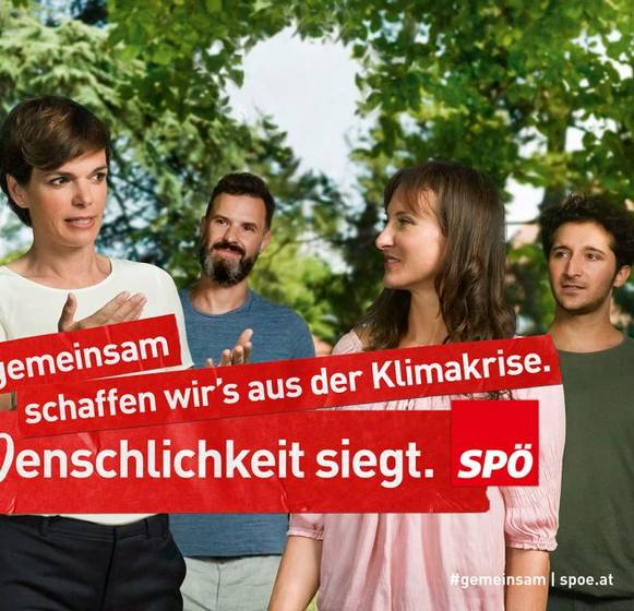 SPÖ stellt neue Plakate vor