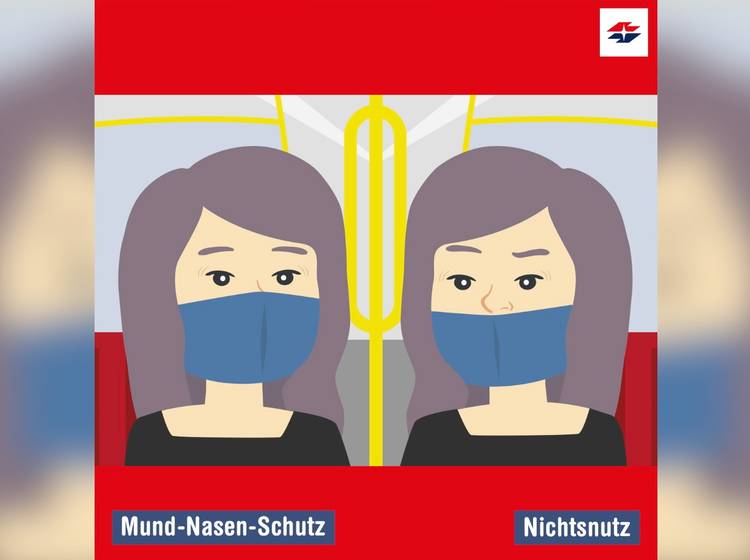 „Naserl rein!“ Öffi-Durchsagen zur Maskenpflicht