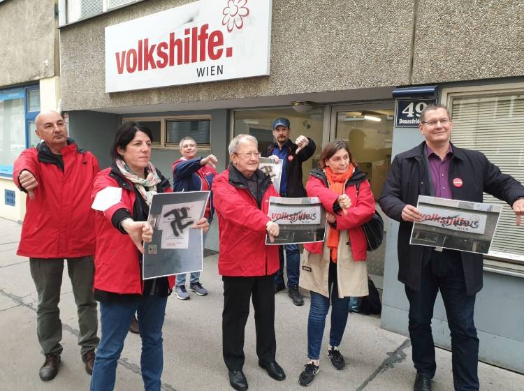 Bezirksflash:Protest gegen Rechts