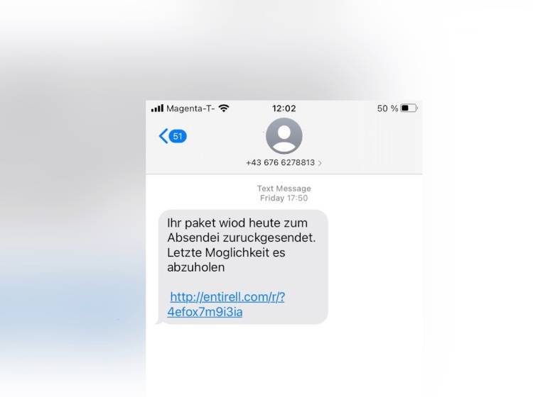 AK warnt vor falschen Paketzusteller-SMS