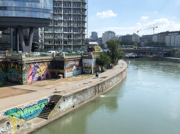 Bezirksflash: Neue Namen für Donaukanalpromenade