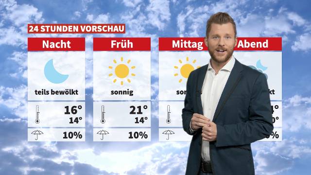 Wetter: Spätsommerling warm am Dienstag