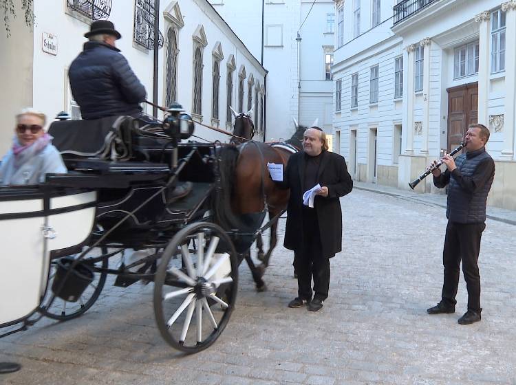 Paulus Manker belehrt Fiaker-Fahrer