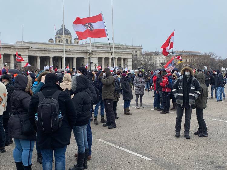 Corona-Demo: Weniger Teilnehmende und Festnahmen