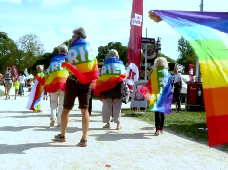 "Marsch für den Frieden" am Volksstimmefest